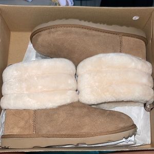 Ugg fluff mini quilted
